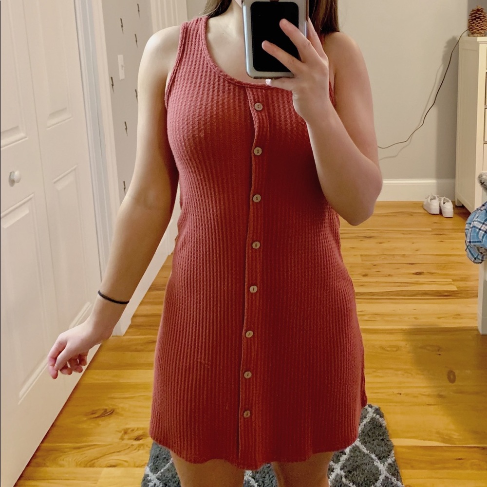 Waffle Knit Dress